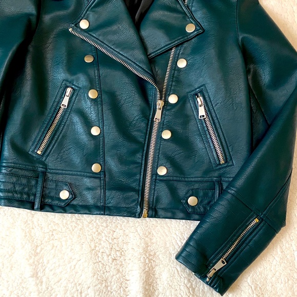 Sherpa Collar Moto Jacket - Picture 3 of 9